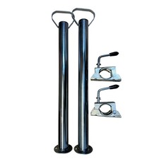 2 x Anhänger Stützen