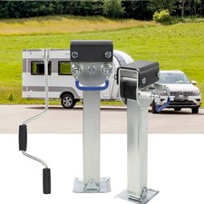 2X Stützfuß mit Kurbel