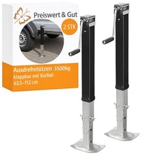 2x Ausdrehstütze klappbar