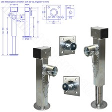 2x Stützfuß Ausdrehstützen