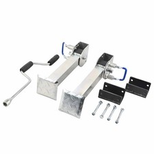 2X Stützfuß mit Kurbel