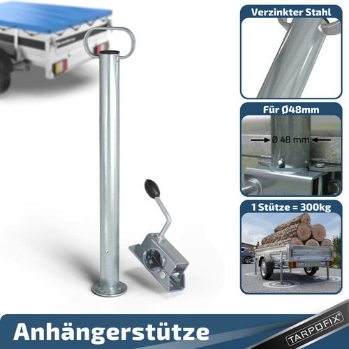 Anhängerstütze klemmhalter - anhängerstütze, +