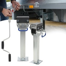 2X Stützfuß mit Kurbel