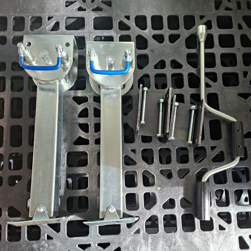 Stützfuß mit kurbel - 2x,