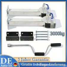 2X Stützfuß mit Kurbel