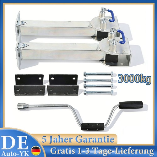 Stützfuß mit kurbel - 2x,